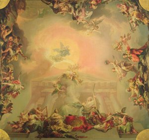 Schizzo per un dipinto sul soffitto: L